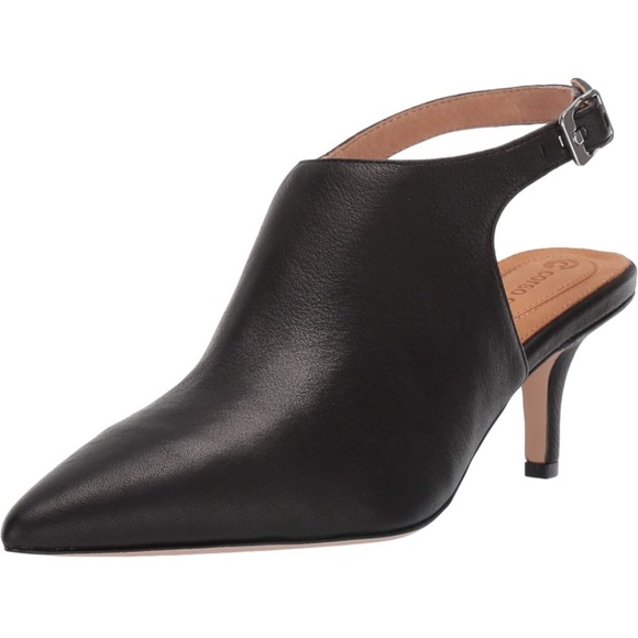 Corso Como Shoes - Corso Como Slingback Black Leather Shootie 6.5